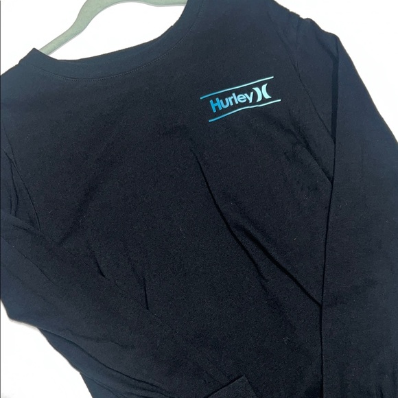 Boys Hurley Kids' Long Sleeve Tees - Blue, Black, Maroon - Picture 7 of 10